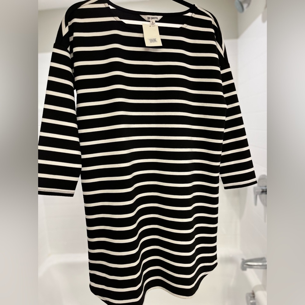 Bb Dakota striped shift dress